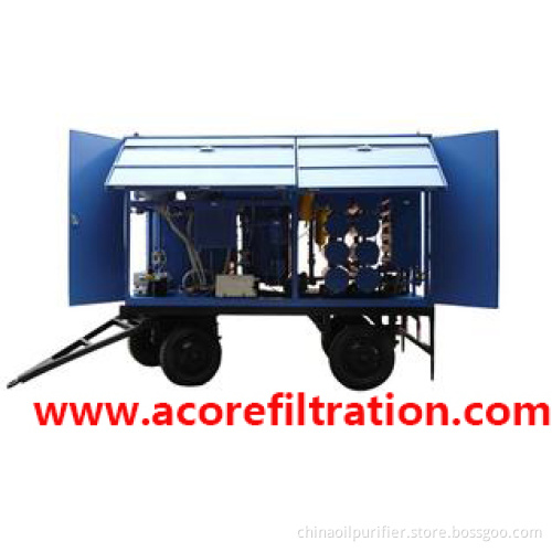 Mobile Vacuum Transformer Oil Purifier Machine